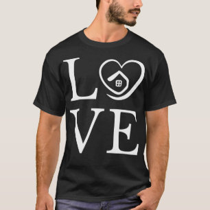 Camiseta El día de San Valentín de amor de Realtor y Agente