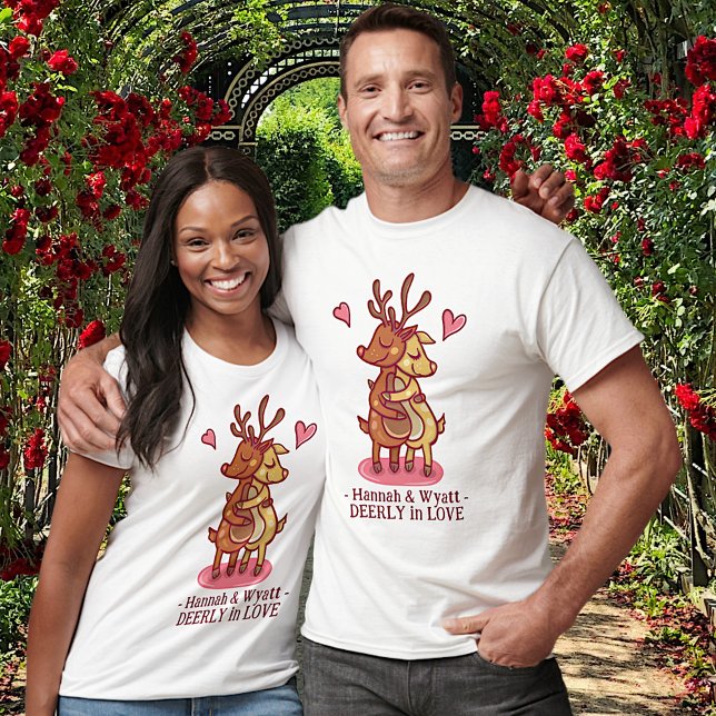 Camiseta El día de San Valentín de amor lindo Personalizado (Subido por el creador)