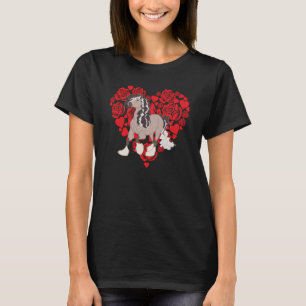 Camiseta El día de San Valentín de amor Rosas niños gitanos