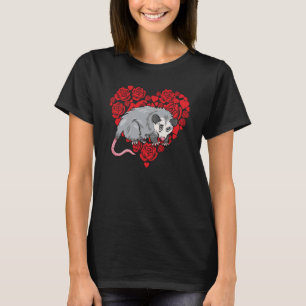 Camiseta El día de San Valentín de amor Rosas Possum Niños