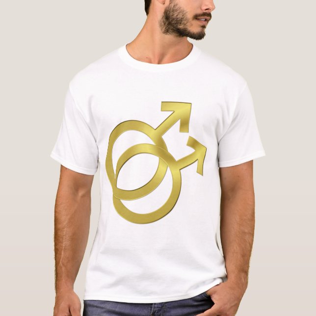 Camiseta El día de San Valentín de anillos de Boda de oro g (Anverso)