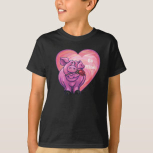 Camiseta El día de San Valentín de cerdo