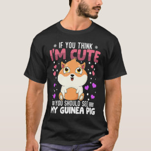 Camiseta El día de San Valentín De Cerdo En Guinea Animal P