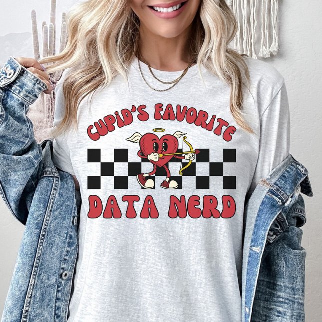Camiseta El día de San Valentín De Datos Nerd, Cupids Data  (Subido por el creador)