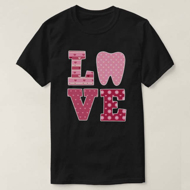 Camiseta EL DÍA DE SAN VALENTÍN de Dentista Dentista del Co (Diseño del anverso)