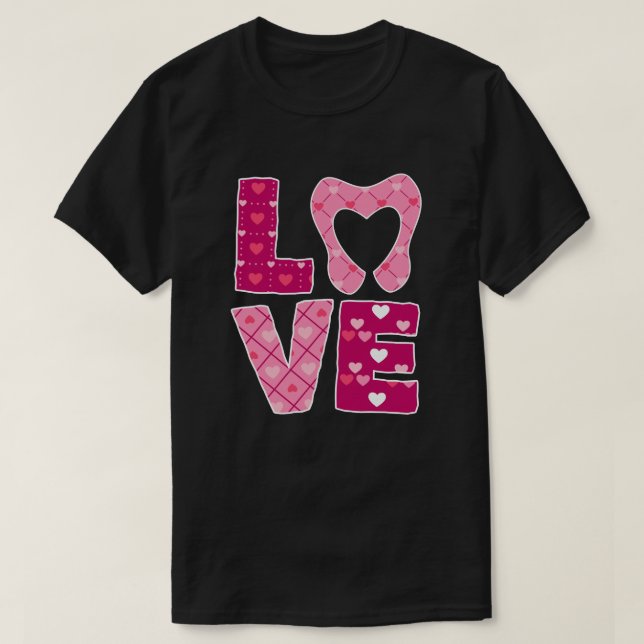Camiseta EL DÍA DE SAN VALENTÍN de Dentista Dentista del Co (Diseño del anverso)