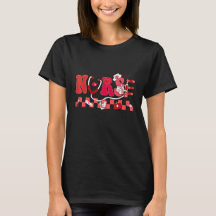 Camiseta El día de San Valentín de enfermería de Groovy Vib