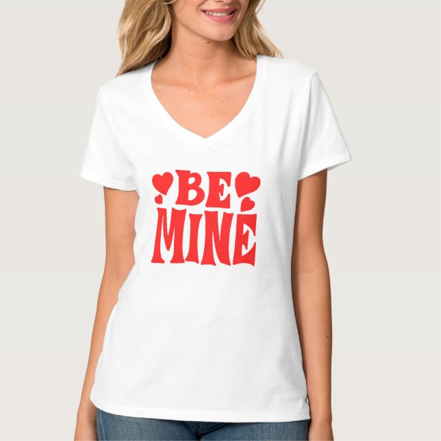 💕 camiseta El día de San Valentín de "Heartlines" (Anverso)