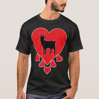 Camiseta El día de San Valentín de la cabra para el paladar