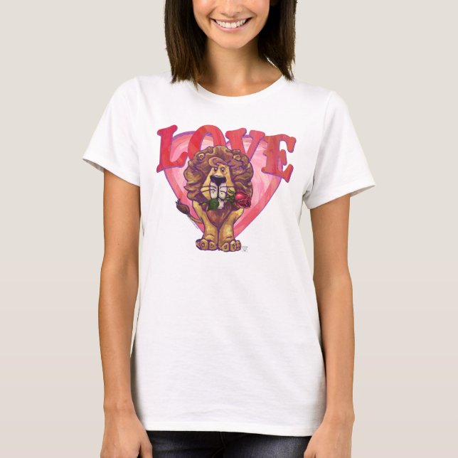 Camiseta El día de San Valentín de leones (Anverso)