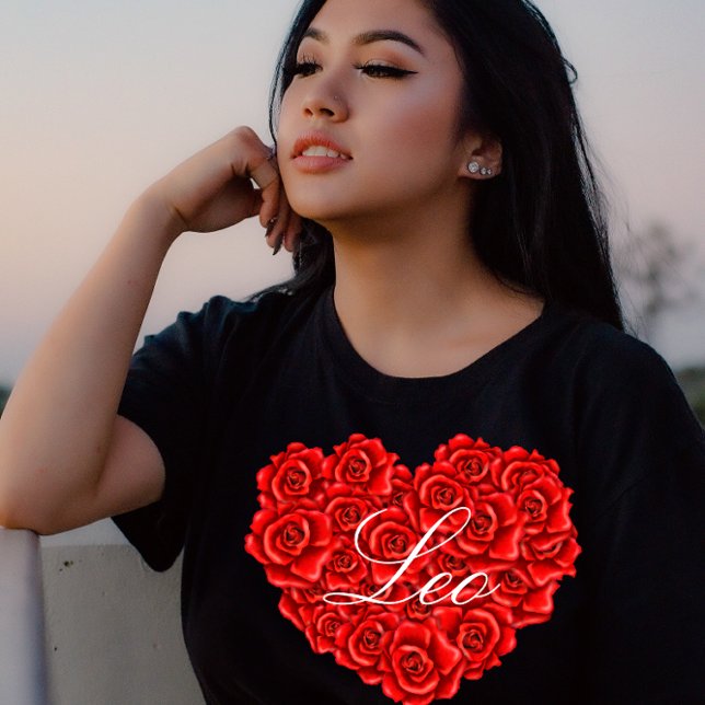 Camiseta El día de San Valentín de nombre personalizado Ros (Subido por el creador)