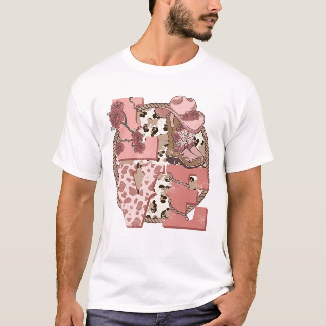 Camiseta El día de San Valentín de países occidentales (Anverso)