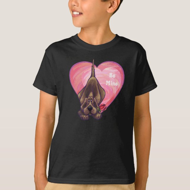 Camiseta El día de San Valentín de perro de Hound (Anverso)