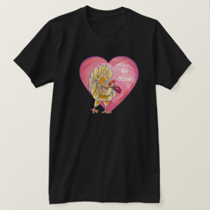 Camiseta El día de San Valentín de pollo