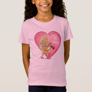 Camiseta El día de San Valentín de pollo