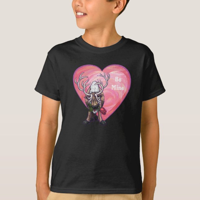Camiseta El día de San Valentín de renos (Anverso)