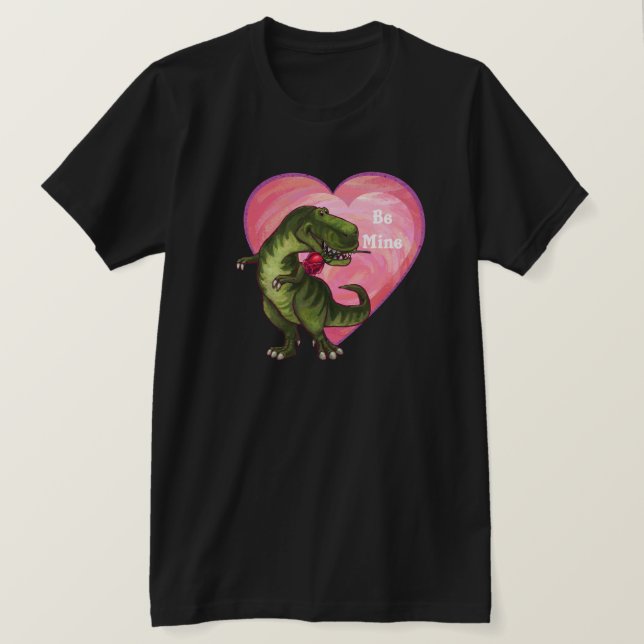 Camiseta El día de San Valentín de Tyrannosaurus (Anverso del diseño)