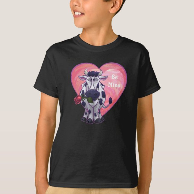 Camiseta El día de San Valentín de vaca (Anverso)