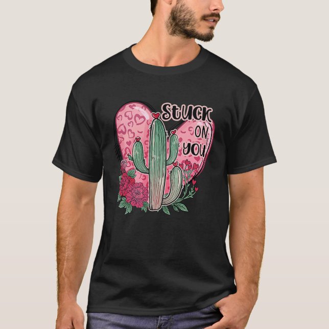 Camiseta El día de San Valentín del desierto occidental ros (Anverso)