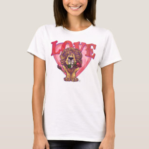 Camiseta El día de San Valentín del león