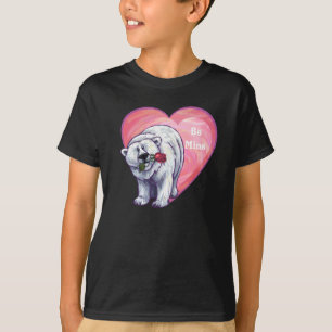 Camiseta El día de San Valentín del oso polar