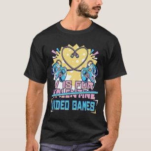 Camiseta El día de San Valentín Dice Que V Es Para Juegos D
