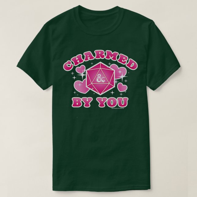 Camiseta El Día de San Valentín Dungeons Dragons Encantado  (Diseño del anverso)