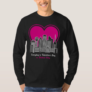Camiseta El día de San Valentín en Dallas City
