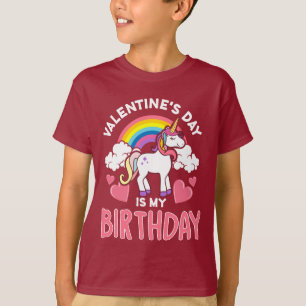 Camiseta El día de San Valentín es mi cumpleaños