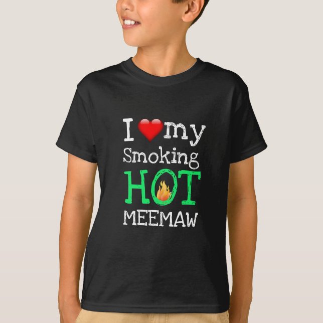 Camiseta El día de San Valentín Gift IDEA FUMADOR CALIENTE  (Anverso)