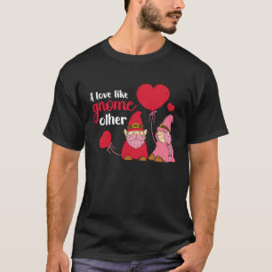 Camiseta El día de San Valentín Gnome Dwarfs Pareja Amor H
