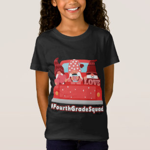 Camiseta El día de San Valentín Gnomes Red Hearts Cute