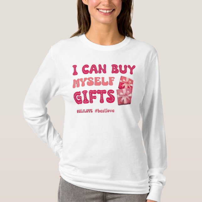 Camiseta El día de San Valentín gracioso Autoamor (Anverso)