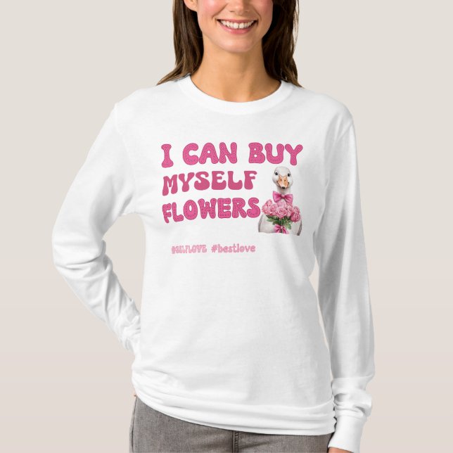 Camiseta El día de San Valentín gracioso Autoamor (Anverso)