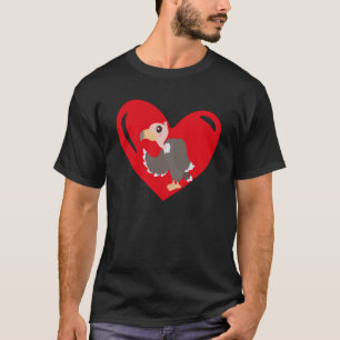 Camiseta El día de San Valentín gráfico de Love Heart Vultu