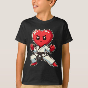 Camiseta El día de San Valentín Heart Karate Taekwondo Mma 