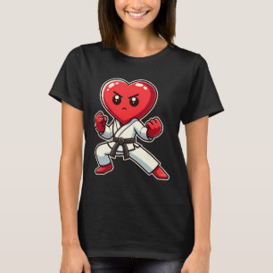 Camiseta El día de San Valentín Heart Karate Taekwondo Mma 