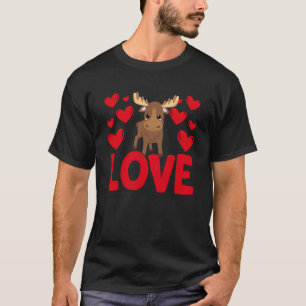 Camiseta El día de San Valentín Hearts Love Highland Cow An
