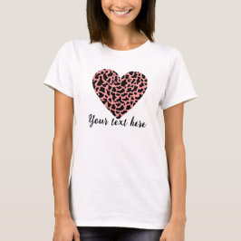 Camiseta El día de San Valentín Impresión animal Corazón
