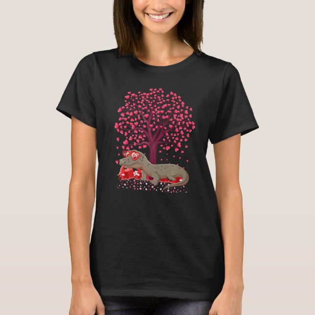 Camiseta El día de San Valentín Komodo Dragon Animal Komodo (Anverso)
