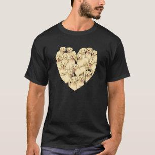 Camiseta El día de San Valentín Labrador Corazón Divertido