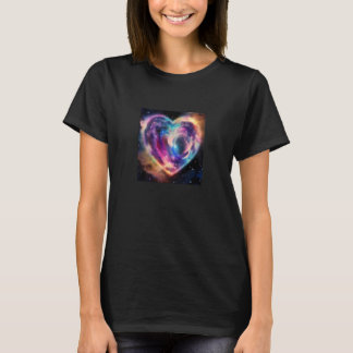 Camiseta El día de San Valentín Love Heart Galaxy Girlfrien