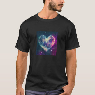 Camiseta El día de San Valentín Love Heart Galaxy Girlfrien