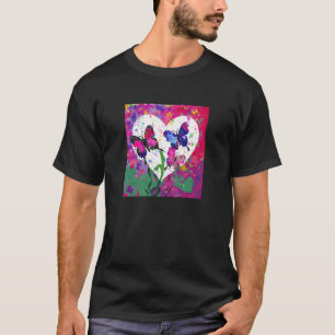 Camiseta El día de San Valentín Love Heart Girlfriend Fianc