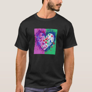 Camiseta El día de San Valentín Love Heart Girlfriend Fianc
