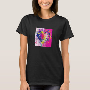Camiseta El día de San Valentín Love Heart Girlfriend Fianc