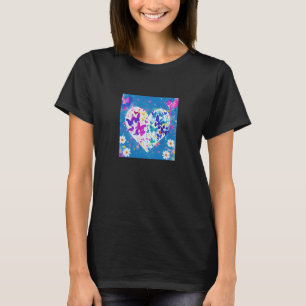 Camiseta El día de San Valentín Love Heart Girlfriend Fianc