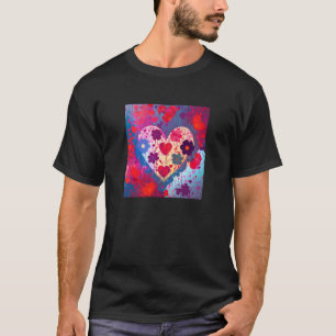 Camiseta El día de San Valentín Love Heart Girlfriend Fianc