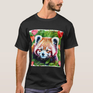 Camiseta El día de San Valentín Love Heart Red Panda Girlfr