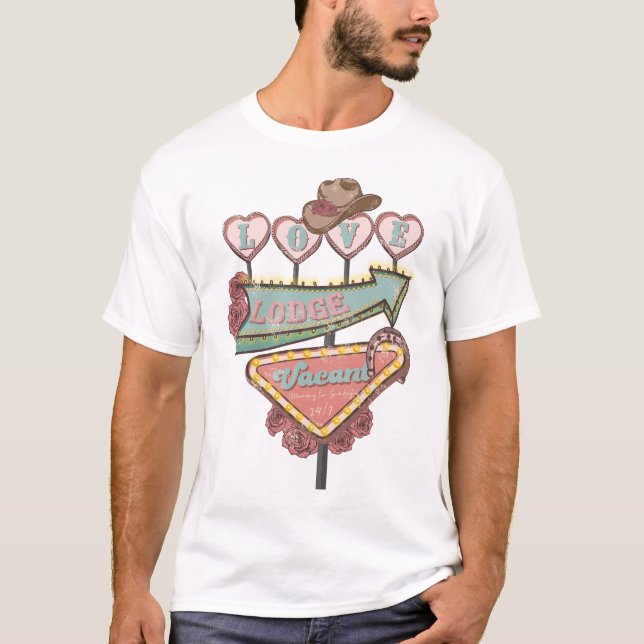 Camiseta El día de San Valentín Love Lodge (Anverso)